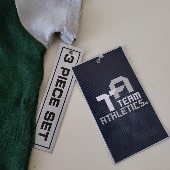 Michigan State Spartans One Piece Creeper Baby Infant 12 Months Set Green NWT - Picture 10 of 14